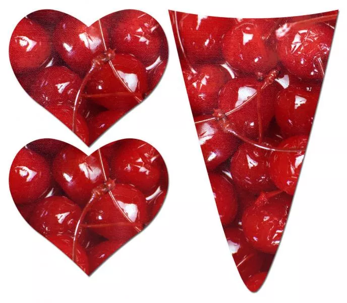bikini-set-cherry-pie-heart-nipple-pasties-merkin-by-pastease Bikini Set: Cherry Pie Heart Nipple Pasties & Merkin by Pastease