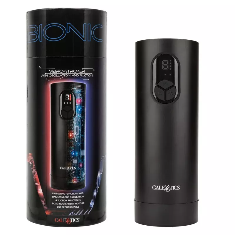 bionic-vibro-stroker-with-oscillation-suction Bionic Vibro Stroker with Oscillation & Suction