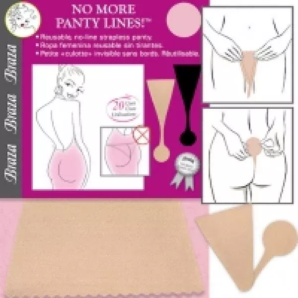 black-reusable-no-more-panty-lines-panty Black - Reusable No More Panty Lines Panty -