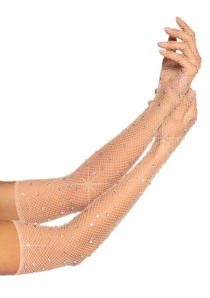 bling-ring-rhinestone-fishnet-gloves-nude-one-size Bling Ring Rhinestone Fishnet Gloves - Nude - One Size