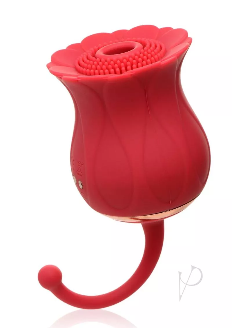 Bloomgasm Royalty Rose Clitoral Sucking Vibrator – Red