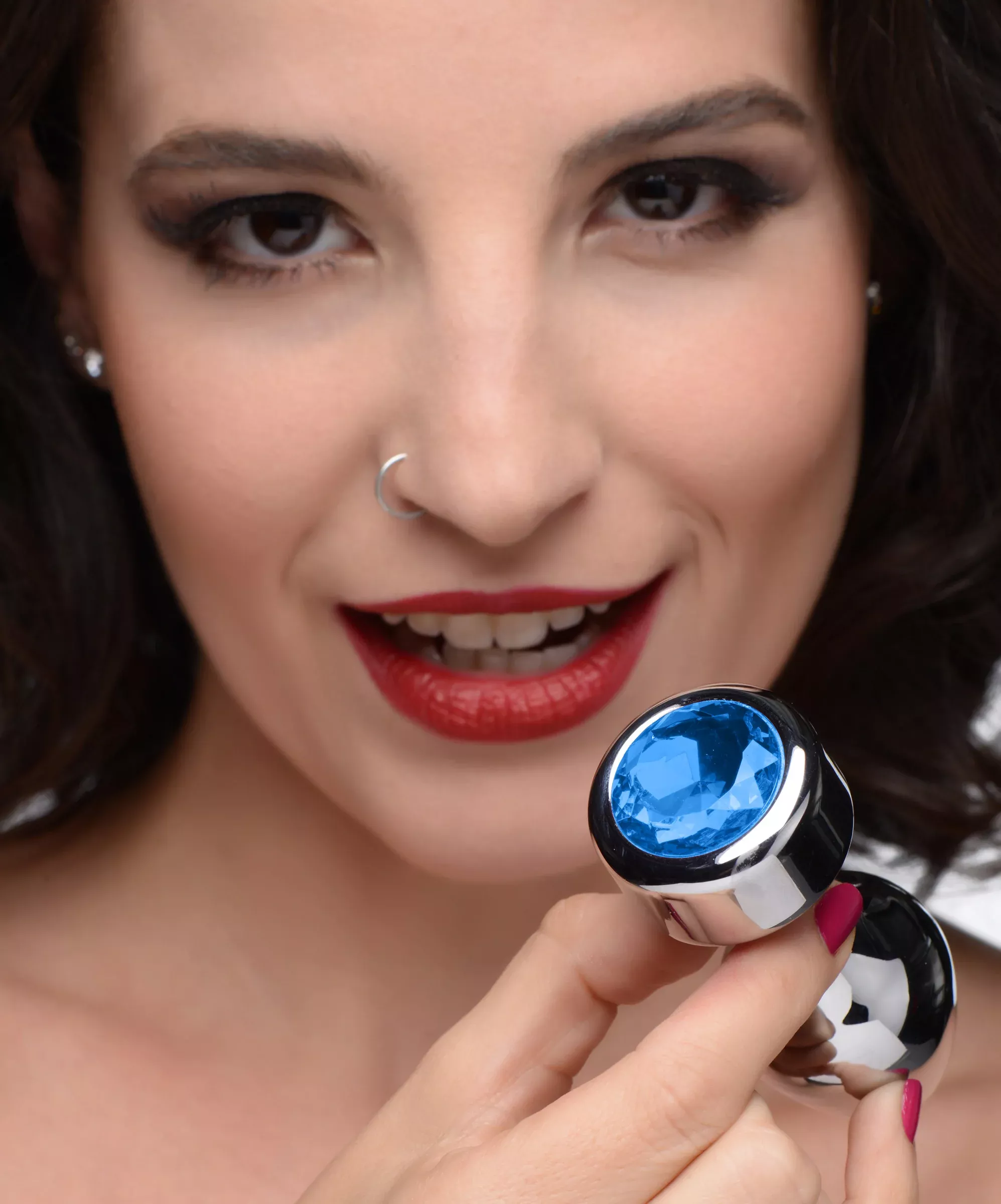 blue-gem-weighted-anal-plug Blue Gem Weighted Anal Plug