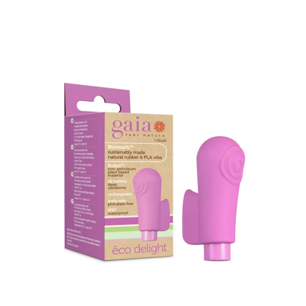 blush-gaia-eco-delight-bullet-vibrator-sleeve-purple Blush Gaia Eco Delight Bullet Vibrator and Sleeve Purple