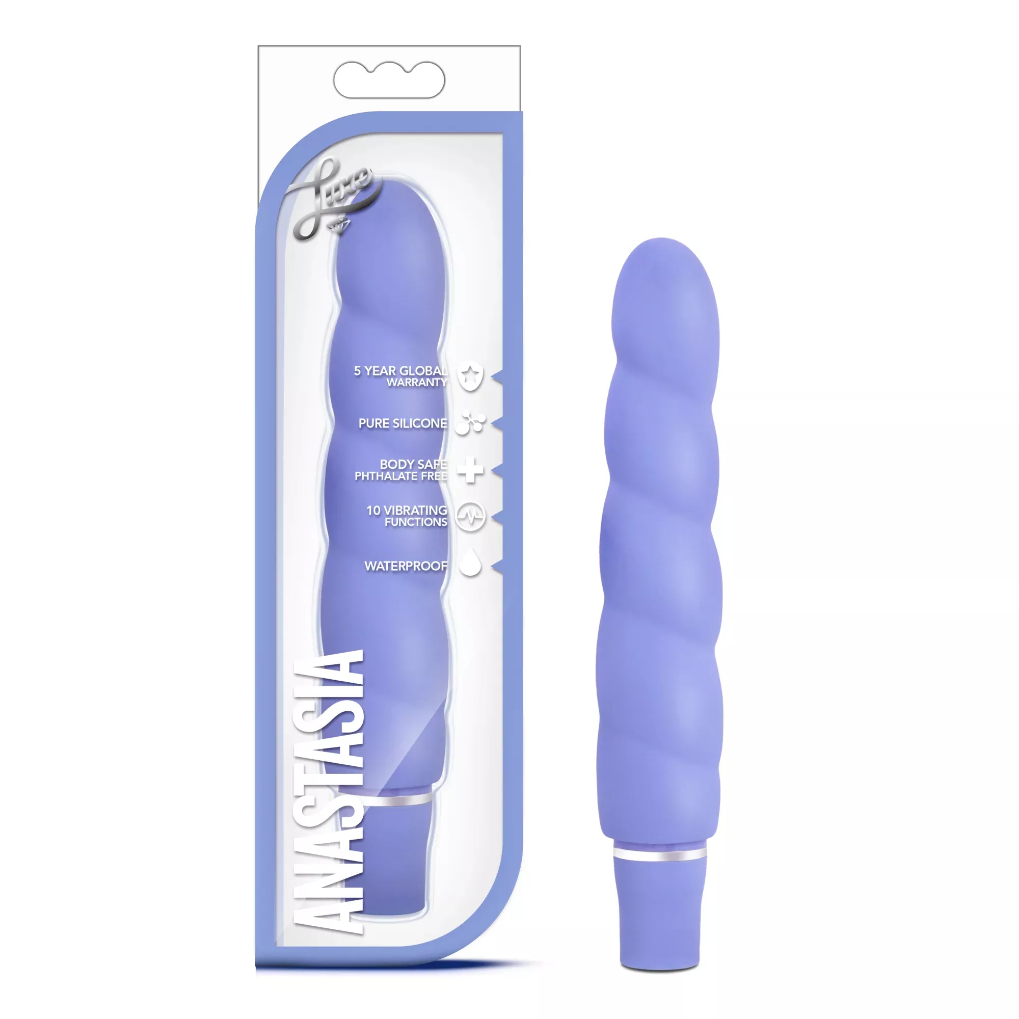 blush-luxe-anastasia-periwinkle-waterproof-vibrator Blush Luxe - Anastasia - Periwinkle — Waterproof Vibrator