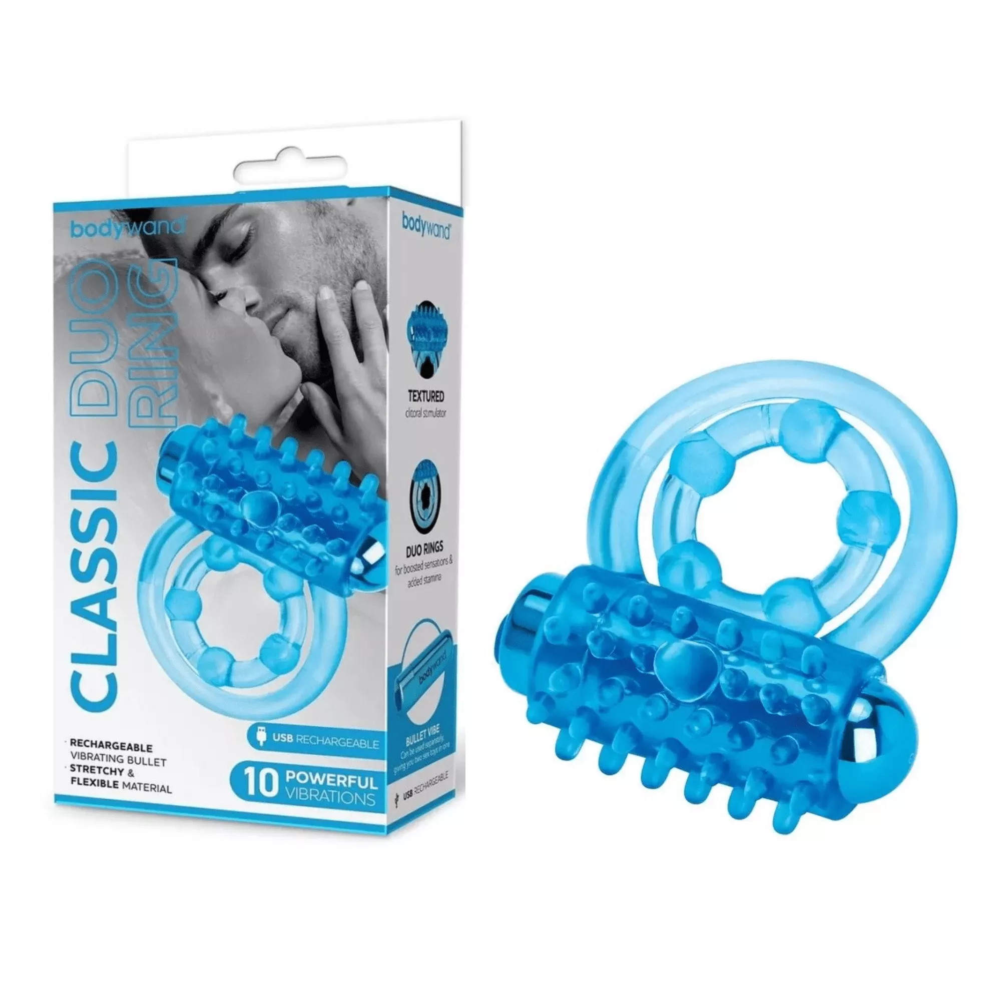 bodywand-rechargeable-silicone-classic-duo-textured-vibrating-penis-ring-blue Bodywand Rechargeable Silicone Classic Duo Textured Vibrating Penis Ring – Blue