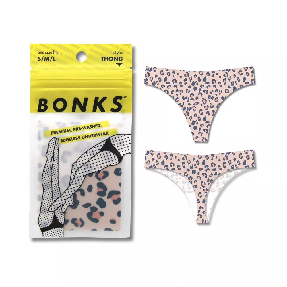 bonks-cat-s-out-bag-seamless-thong-o-s Bonks Cat's Out Of The Bag Seamless Thong O/S