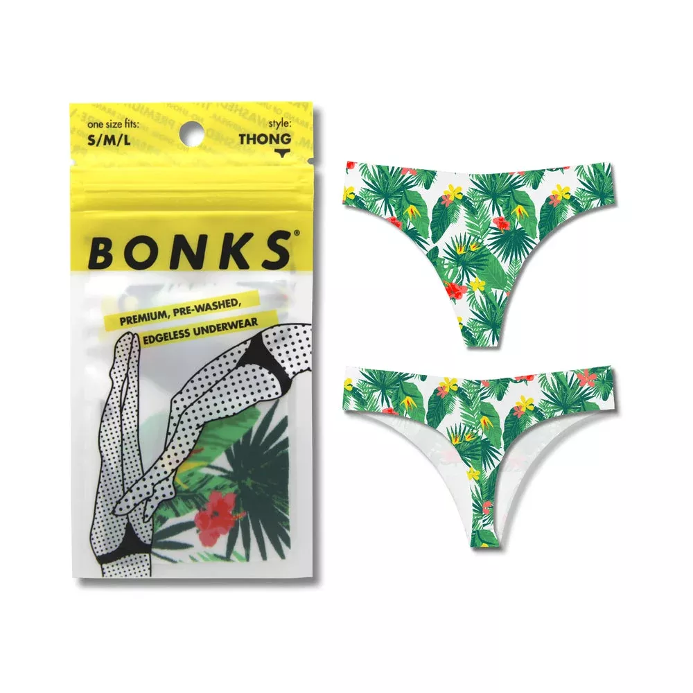 bonks-tropic-like-it-s-hot-seamless-thong-o-s Bonks Tropic Like It's Hot Seamless Thong O/S