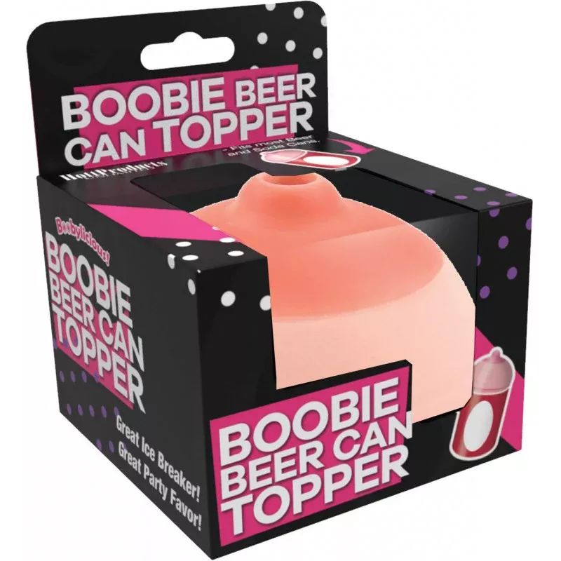 boobie-beer-can-topper Boobie Beer Can Topper
