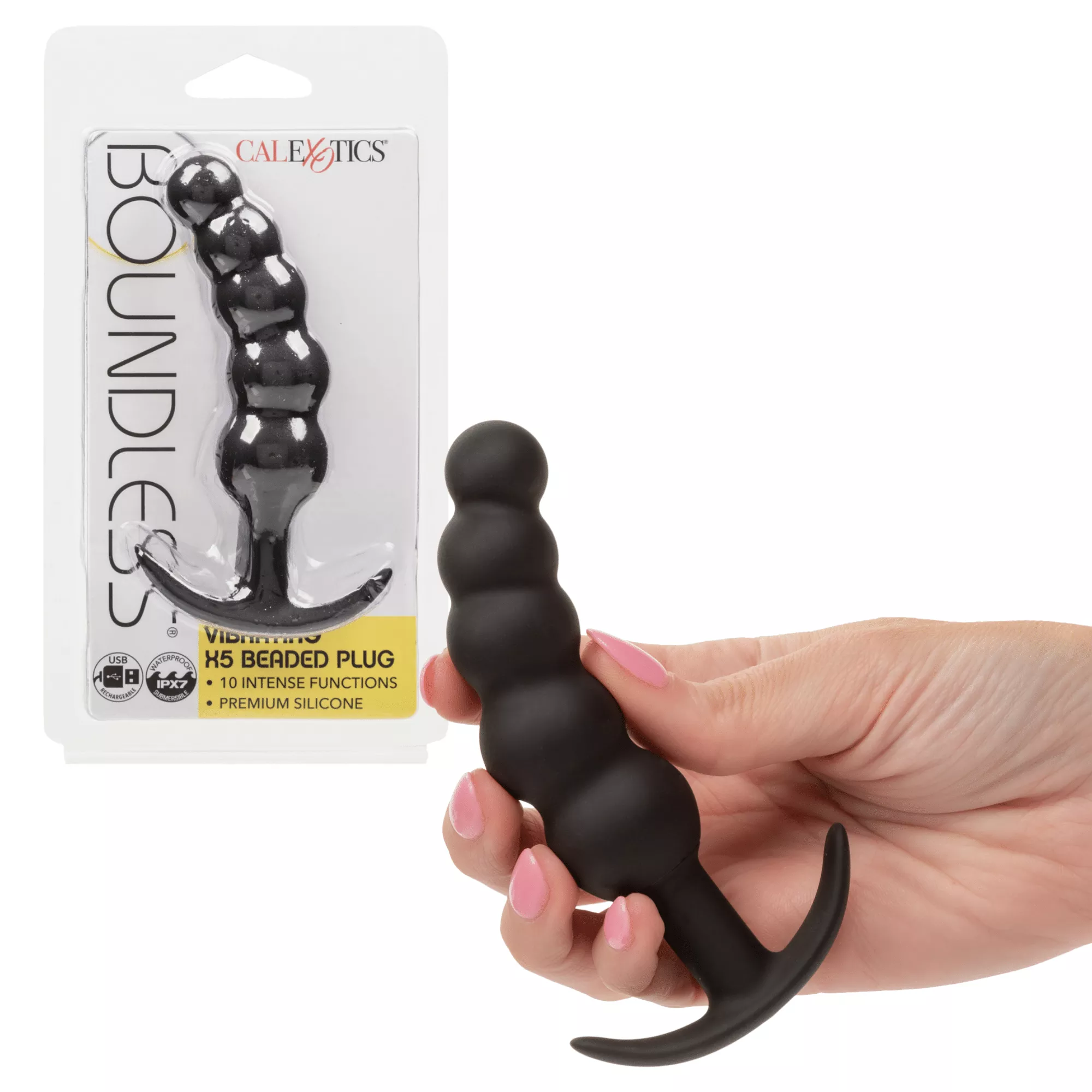 boundless-vibrating-x5-beaded-plug-vibrating-butt-plug Boundless Vibrating X5 Beaded Plug Vibrating Butt Plug