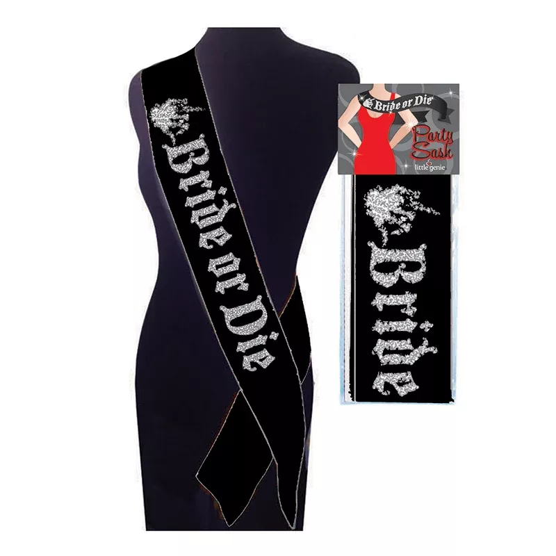 bride-or-die-party-sash Bride Or Die Party Sash