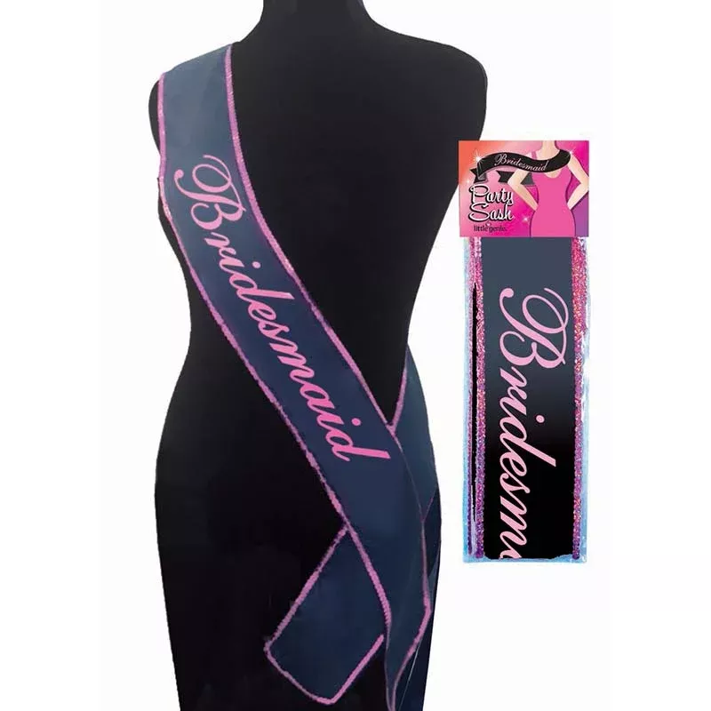 bride-s-maid-sash-white-hens-party-sash The Bride's Maid Sash - White Hens Party Sash