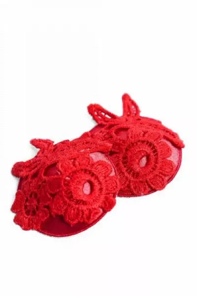 brooke-applique-nipple-pasties-red-one-size Brooke Applique Nipple Pasties - Red - One Size