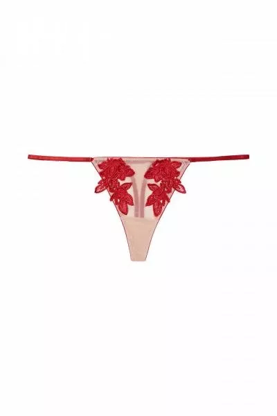 brooke-applique-thong-red-nude Brooke Applique Thong - Red/Nude -