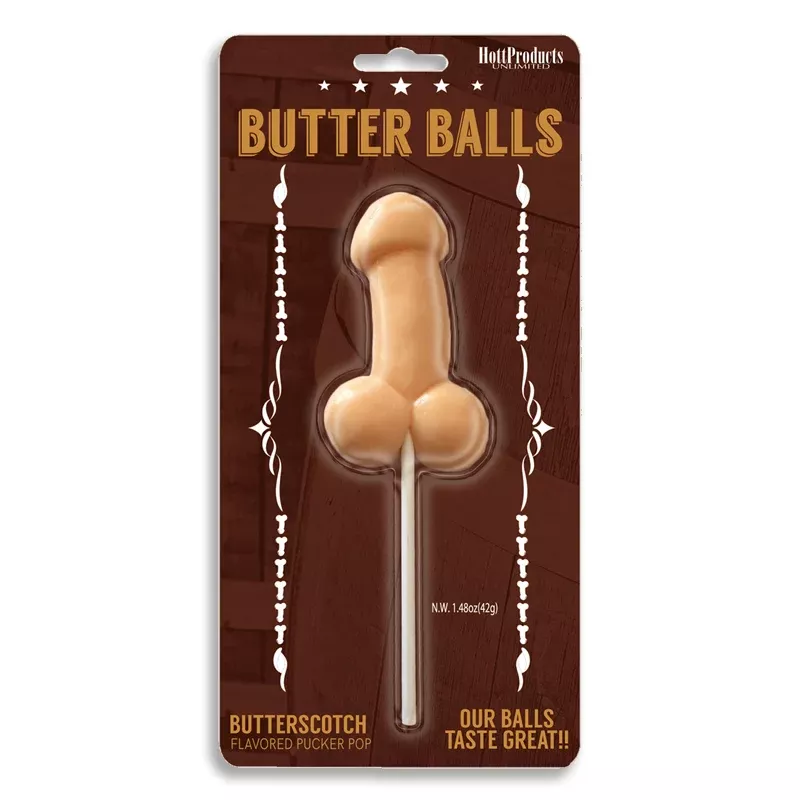 butter-balls-butterscotch-flavored-pecker-pop Butter Balls Butterscotch Flavored Pecker Pop