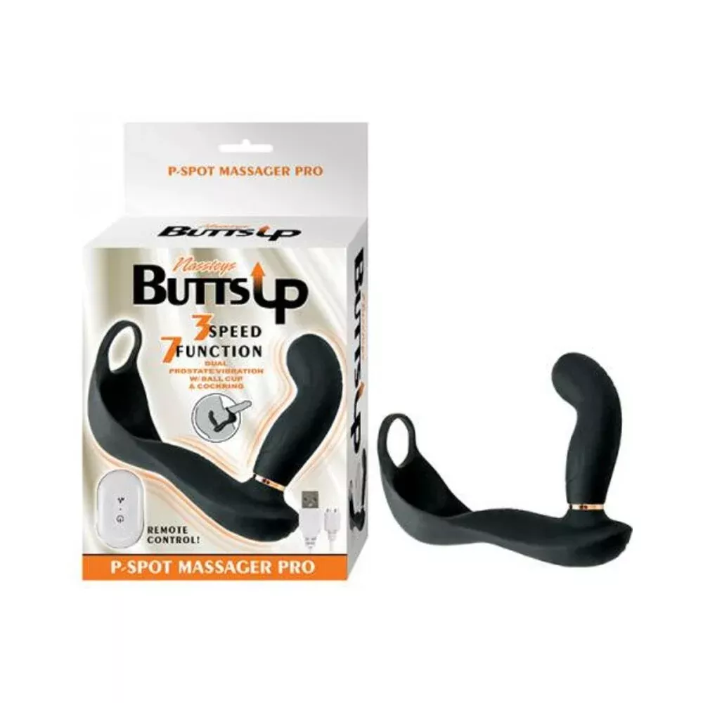 butts-up-p-spot-massager-pro-silicone-black Butts Up P-spot Massager Pro Silicone Black