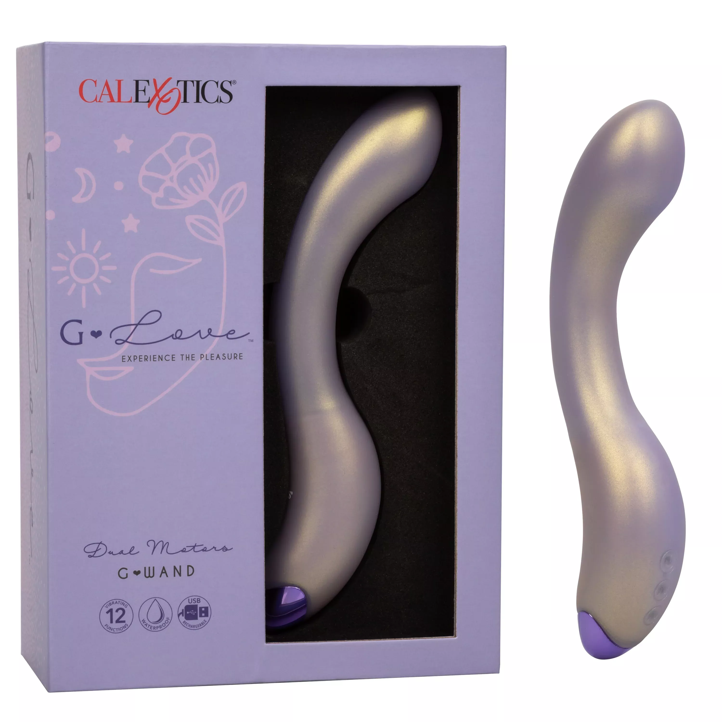 calexotics-g-love-g-wand-curved-g-spot-vibrator CalExotics G-Love G-Wand Curved G-Spot Vibrator