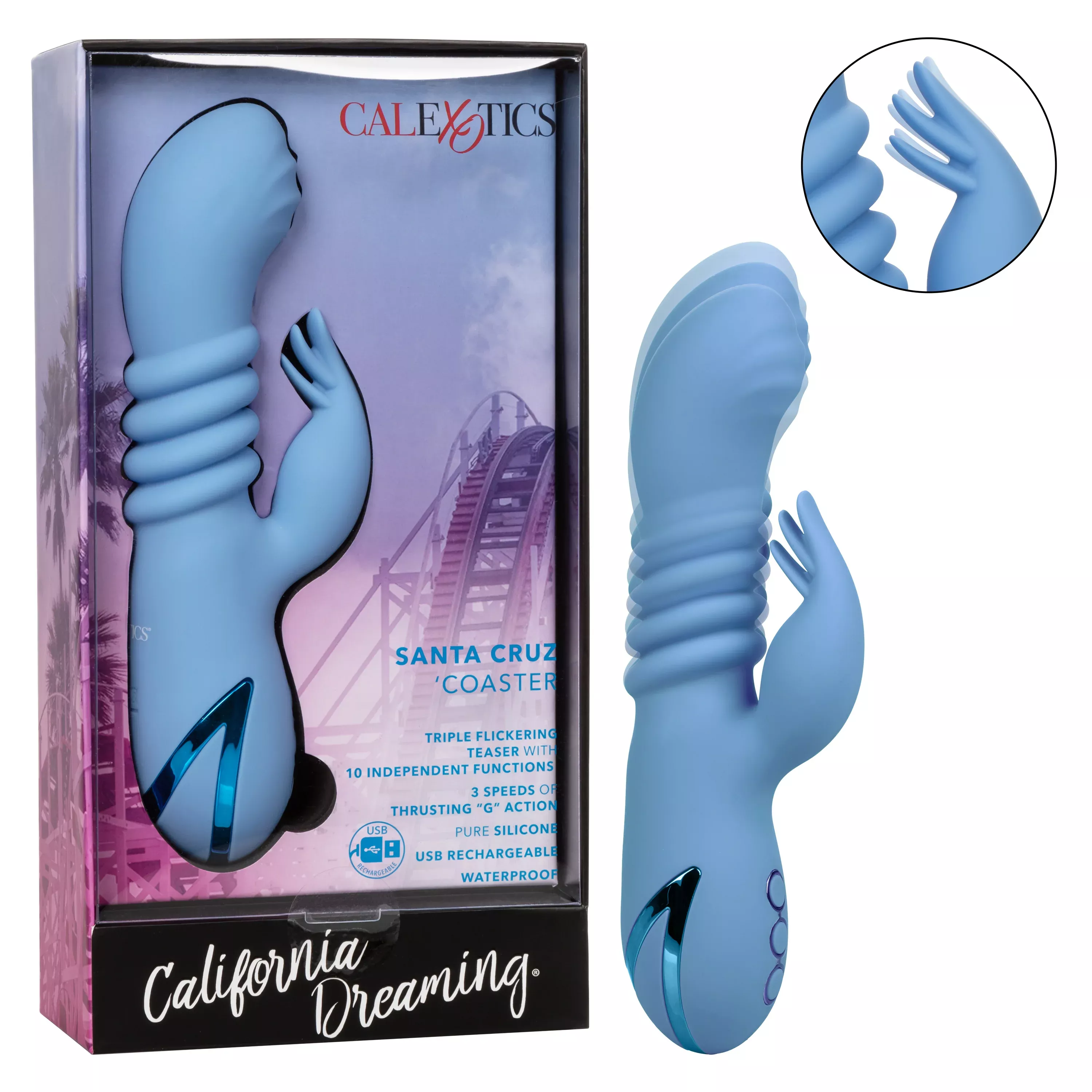 california-dreaming-santa-cruz-coaster-rabbit-vibrator California Dreaming Santa Cruz Coaster Rabbit Vibrator