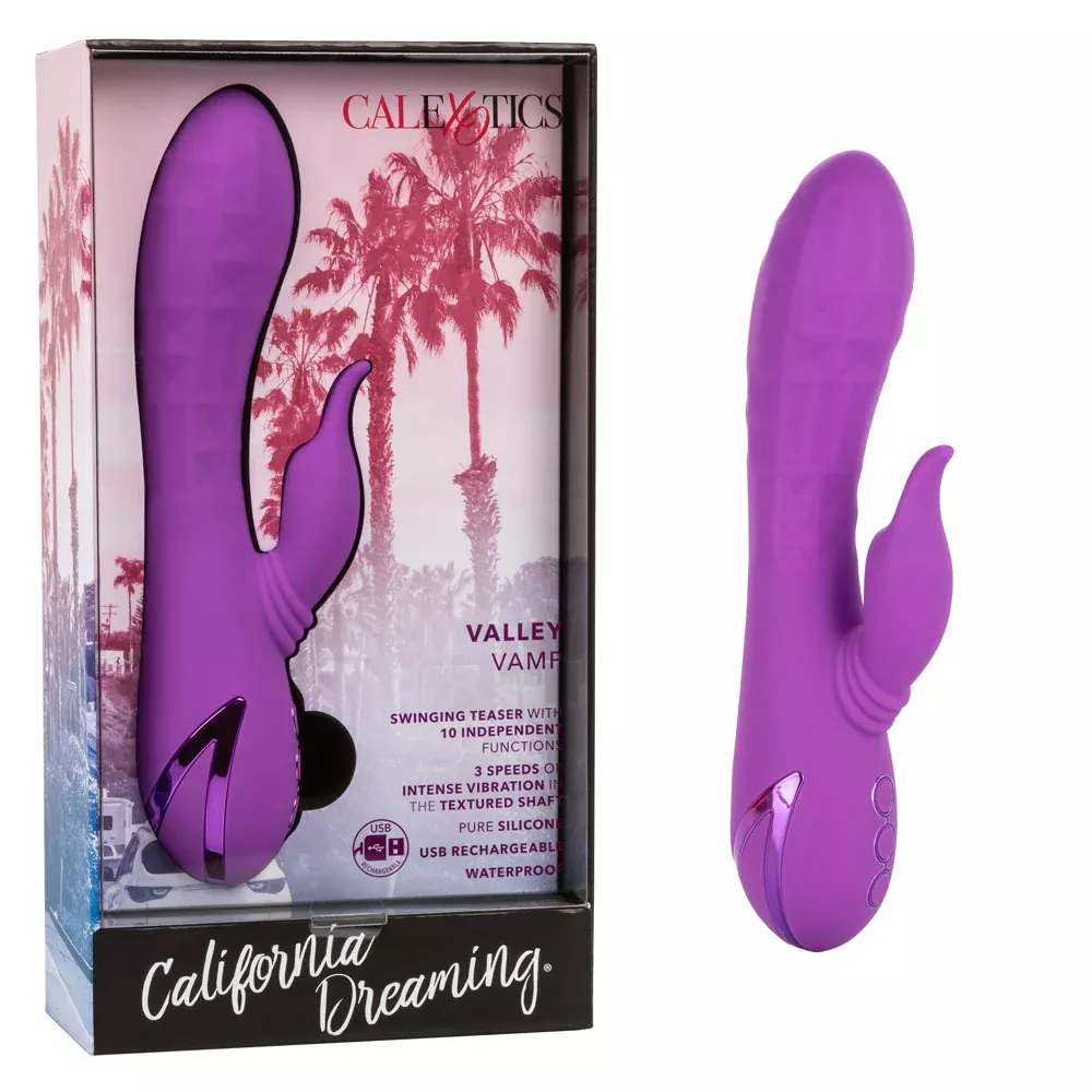 california-dreaming-valley-vamp-rabbit-vibrator-by-calexotics California Dreaming Valley Vamp Rabbit Vibrator by CalExotics