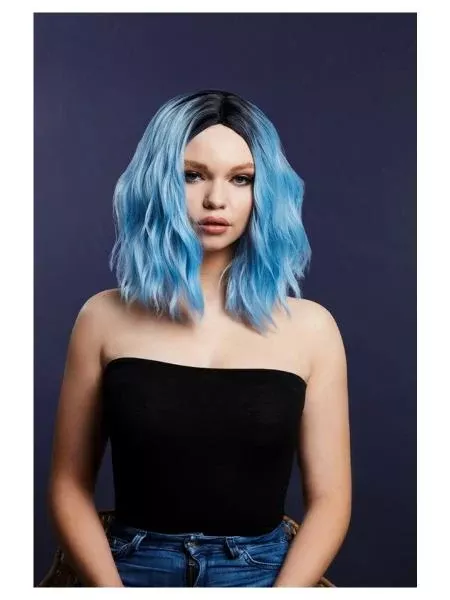 cara-wavy-long-bob-wig-baby-blue Cara Wavy Long Bob Wig - Baby Blue