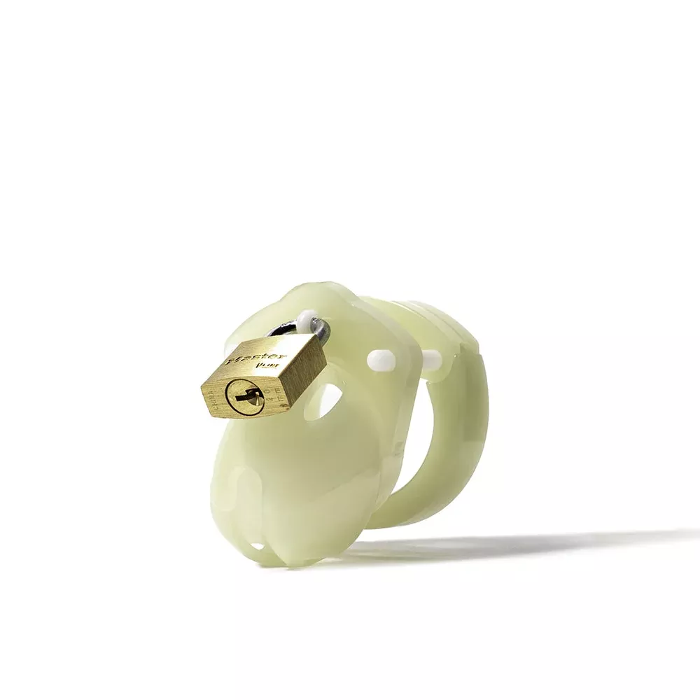 cb-x-glow-in-dark-mini-me-chastity-cage-kit CB-X Glow-in-the-Dark Mini-Me Chastity Cage Kit