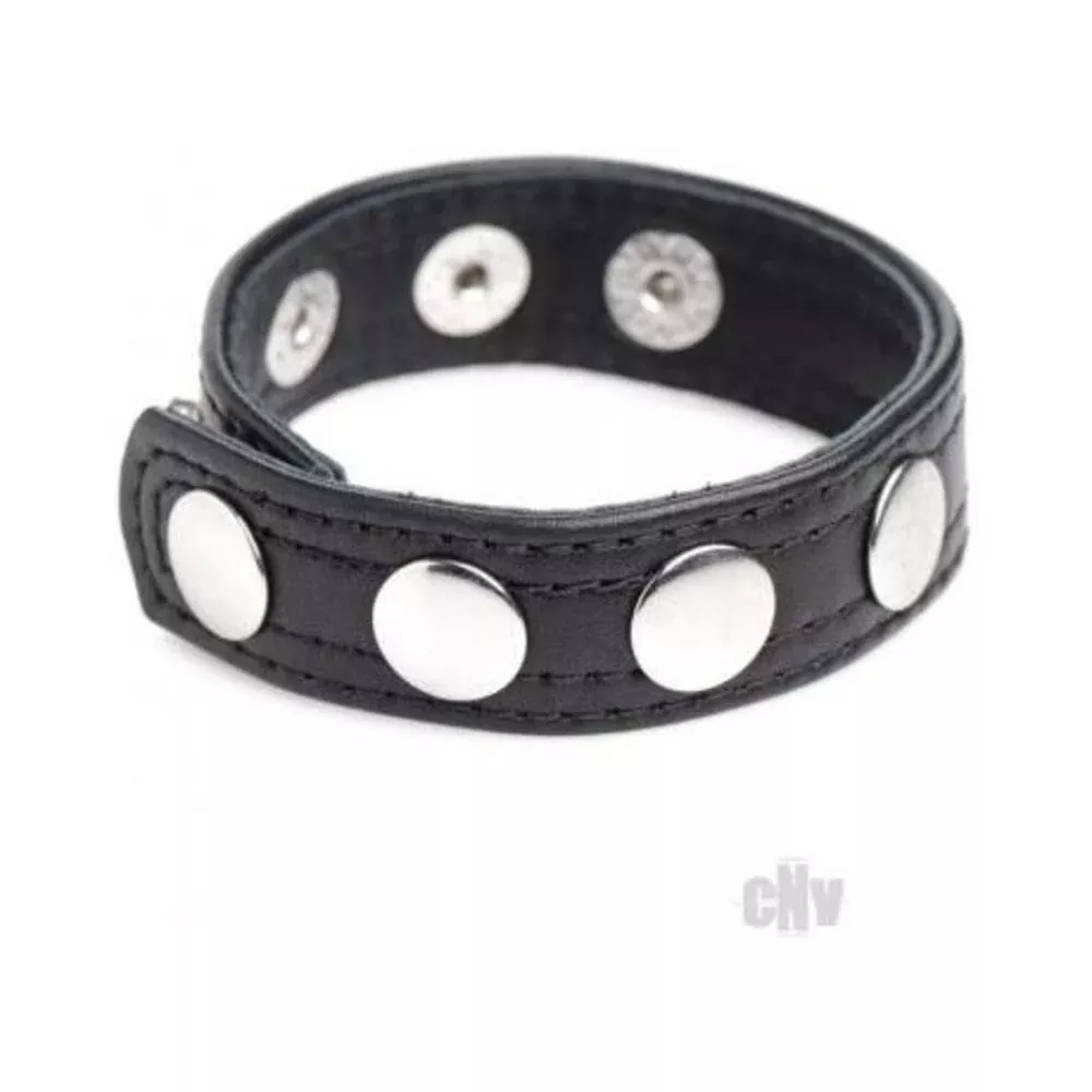 cg-leather-speed-snap-cockring-black Cg Leather Speed Snap Cockring Black