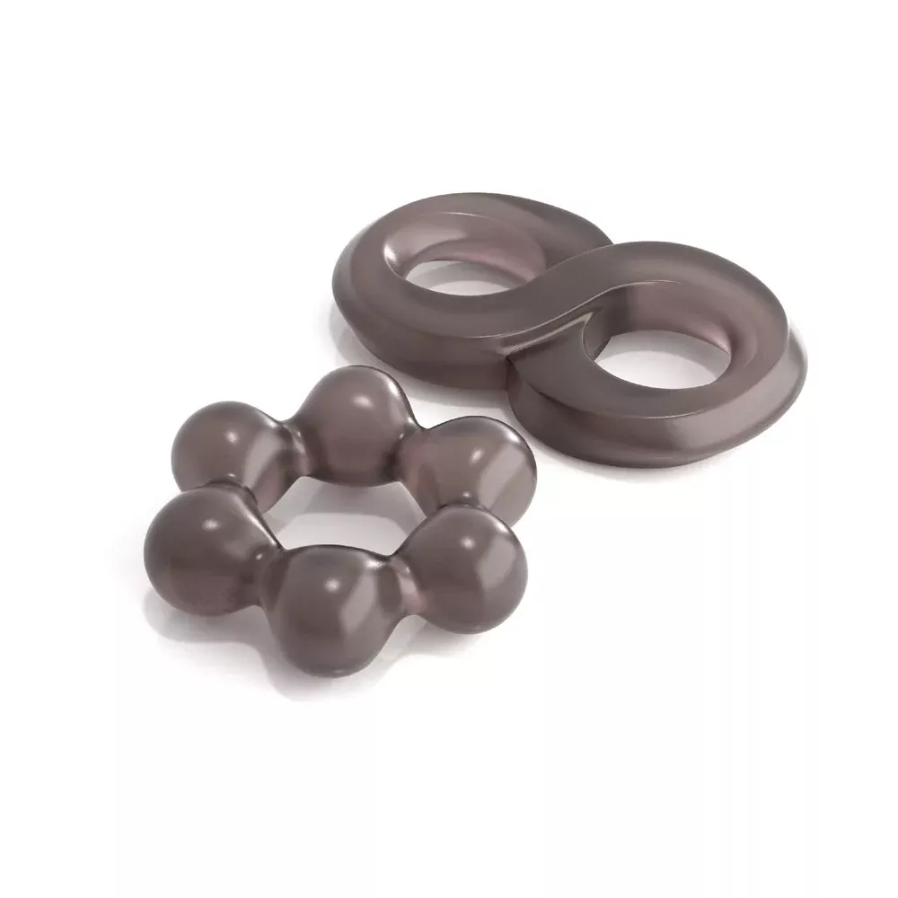 classix-performance-cock-ring-set-smoke Classix Performance Cock Ring Set,Smoke
