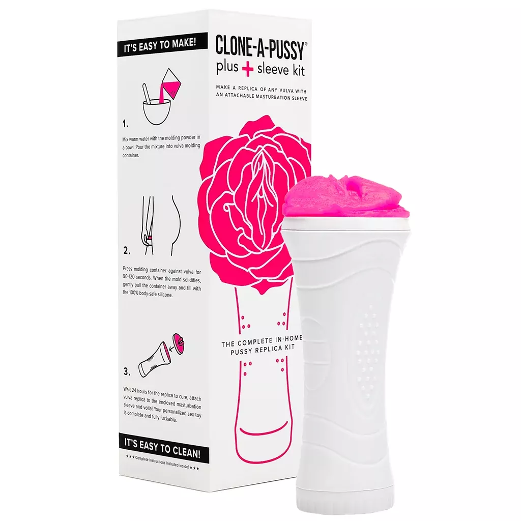 clone-pussy-plus-masturbator-sleeve-kit-in-hot-pink Clone-A-Pussy Plus Masturbator Sleeve Kit in Hot Pink