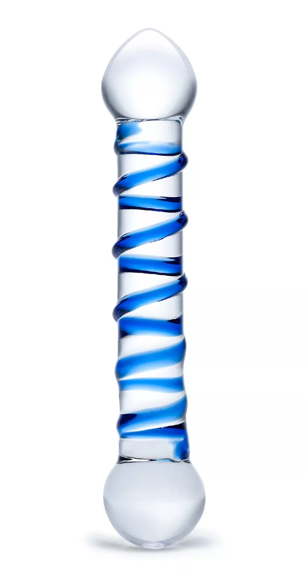 electric-novelties-6-5-inch-spiral-dildo-glass-intimate-product Electric Novelties 6.5 Inch Spiral Dildo — Glass Intimate Product