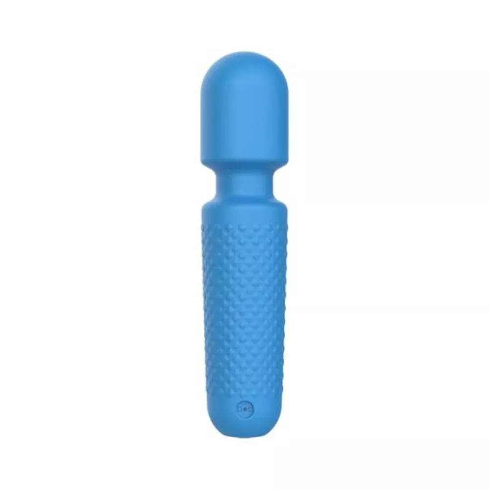 Emojibator Tiny Wand Emoji Vibrator Electric Blue