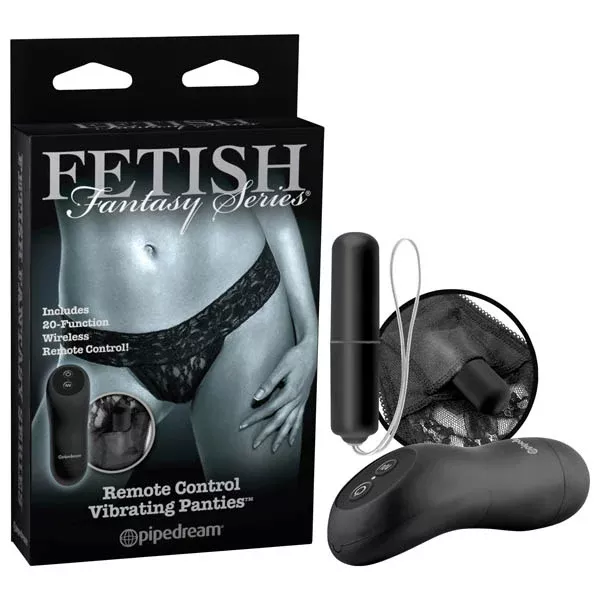 Fetish Fantasy Series Limited Edition Remote Control Vibrating Panties - Black Vibrating Panties