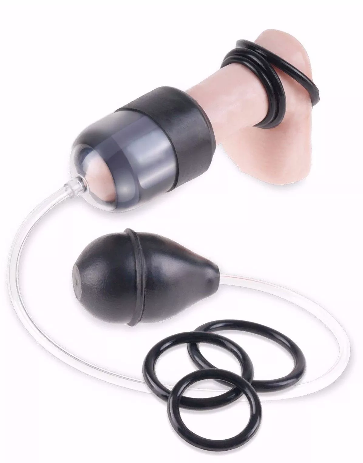 Fetish Fantasy Series Suck N` Stroke Head Pump Penis Head Masturbator Black