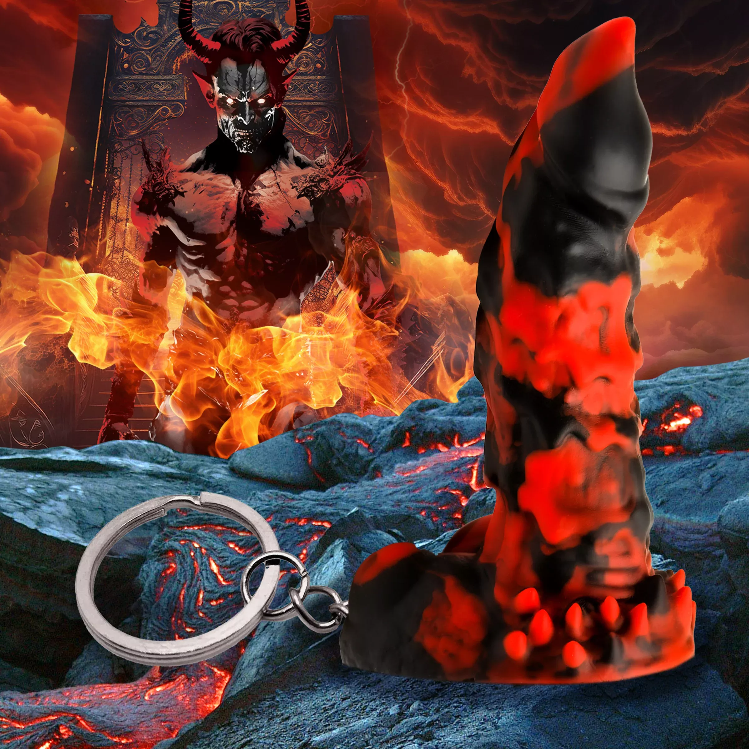fire-demon-mini-dildo-key-chain Fire Demon Mini Dildo Key Chain