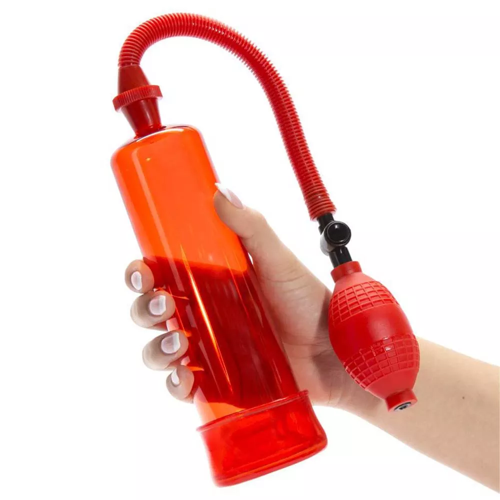 firemans-penis-pump-red-california-exotic FIREMANS Penis Pump Red California Exotic