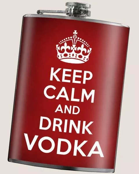flask-keep-calm-vodka-trixie-milo Flask - Keep CALM Vodka - Trixie & Milo