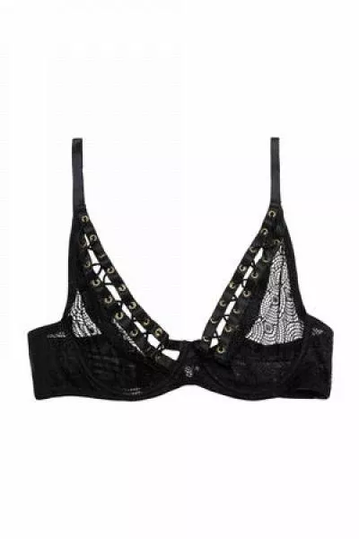 florence-high-apex-lattice-bra-black Florence High Apex Lattice Bra - Black -