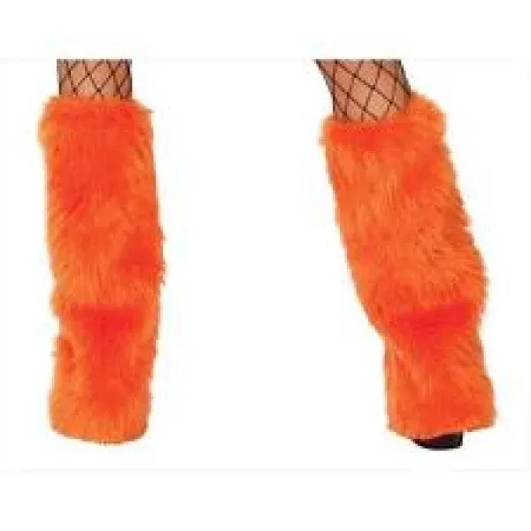 fur-boot-covers-orange Fur Boot Covers - Orange