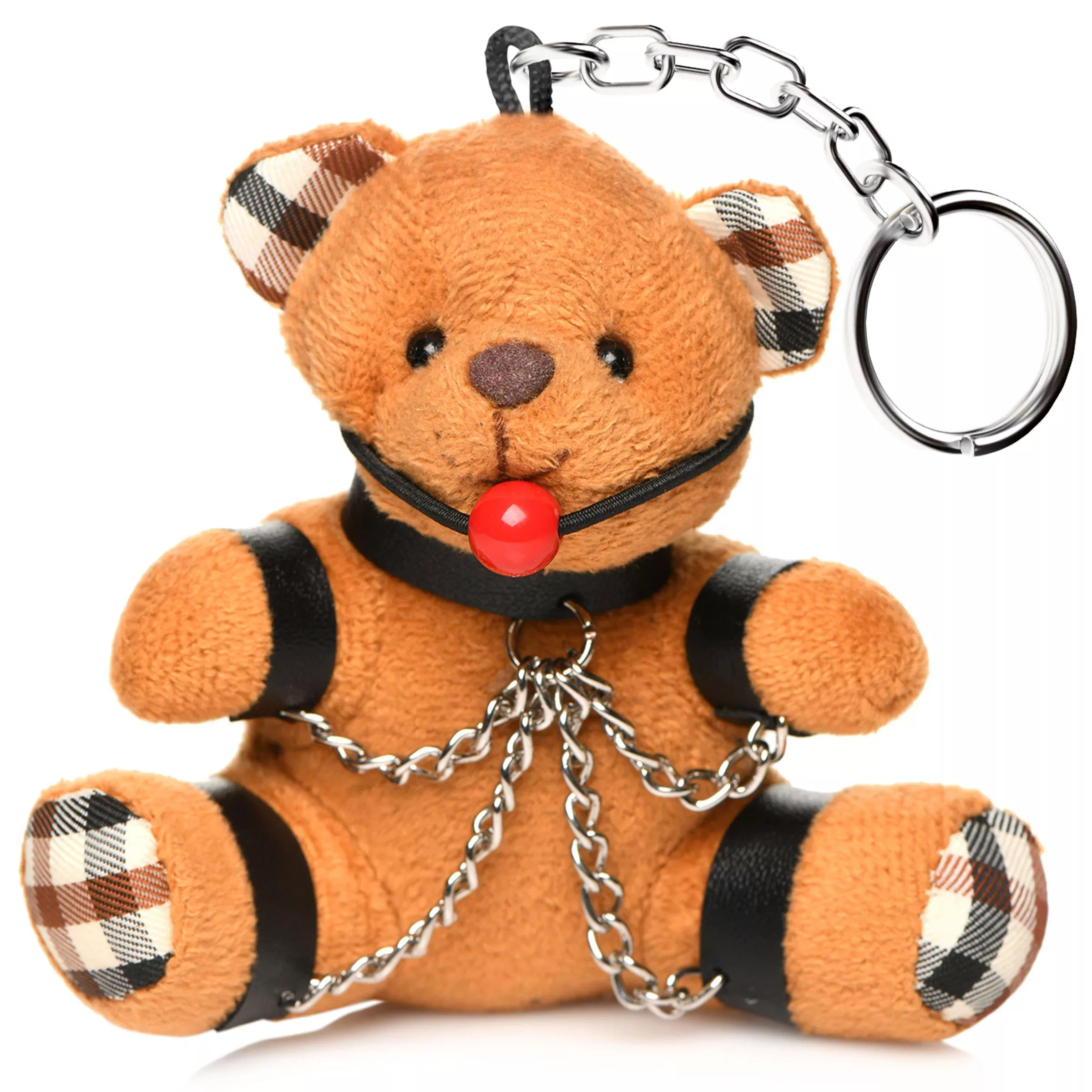gagged-teddy-bear-keychain Gagged Teddy Bear Keychain