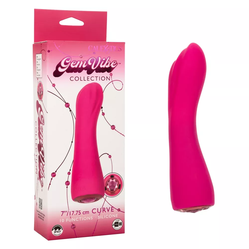 gem-vibe-collection-curve-g-spot-vibrator-by-calexotics Gem Vibe Collection Curve G-Spot Vibrator by CalExotics