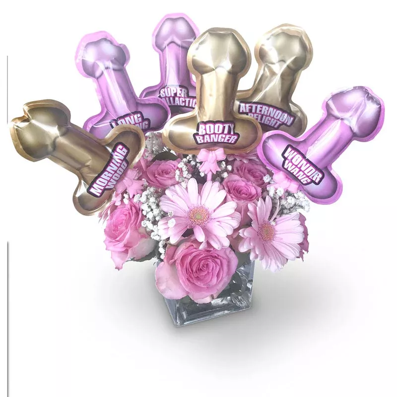 Glitterati Pop-Up Self Inflating Penis Mini-Balloons-(lgnv.072)