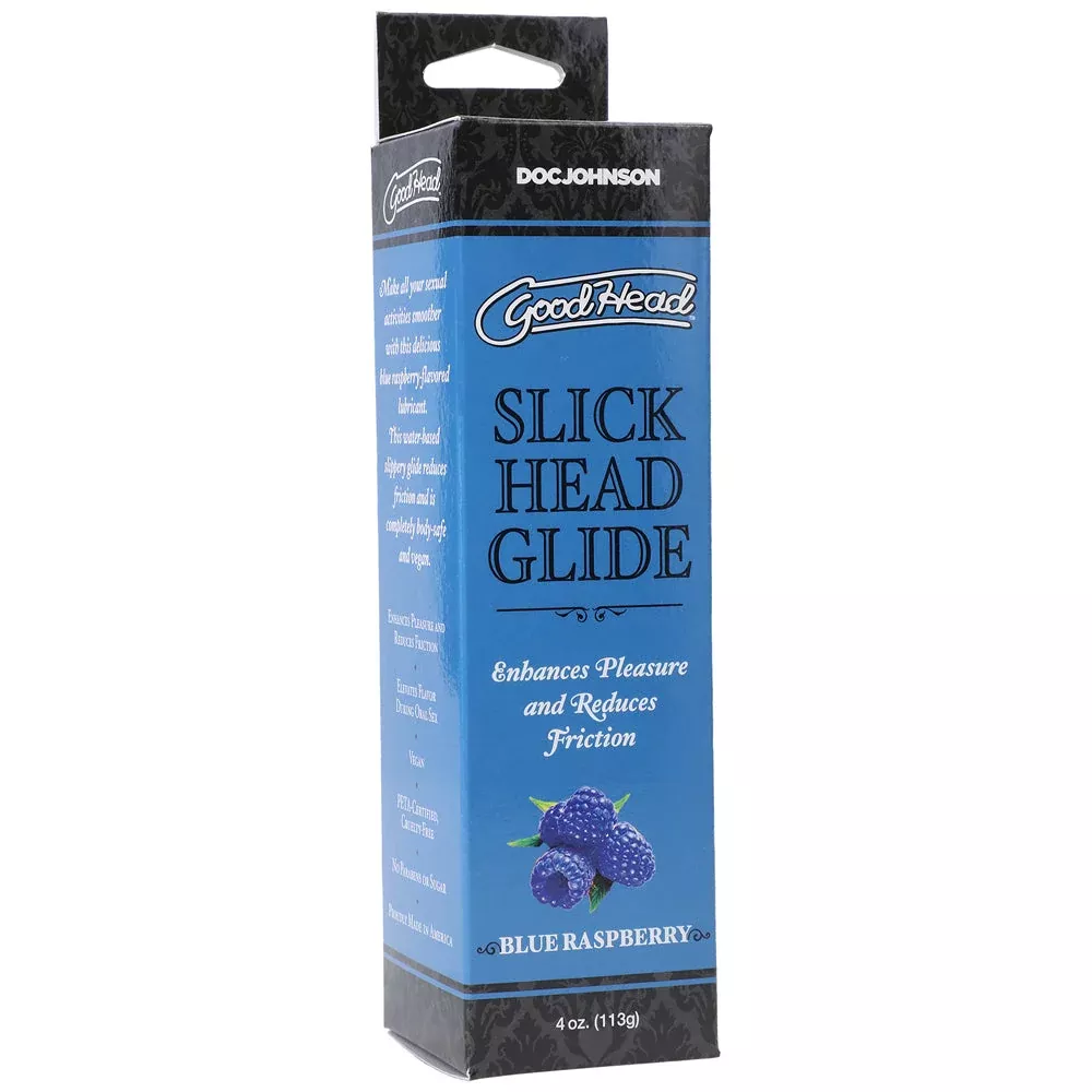 goodhead-slick-head-glide-blue-raspberry-4-oz GoodHead Slick Head Glide Blue Raspberry 4 Oz
