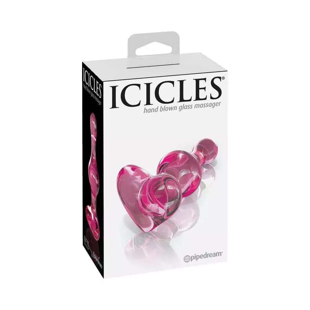 icicles-no-75-beaded-glass-massager-with-heart-shaped-base-pink Icicles No. 75 Beaded Glass Massager With Heart-Shaped Base Pink