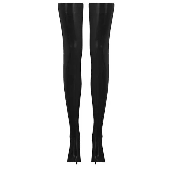 latex-stockings-black Latex Stockings - Black -