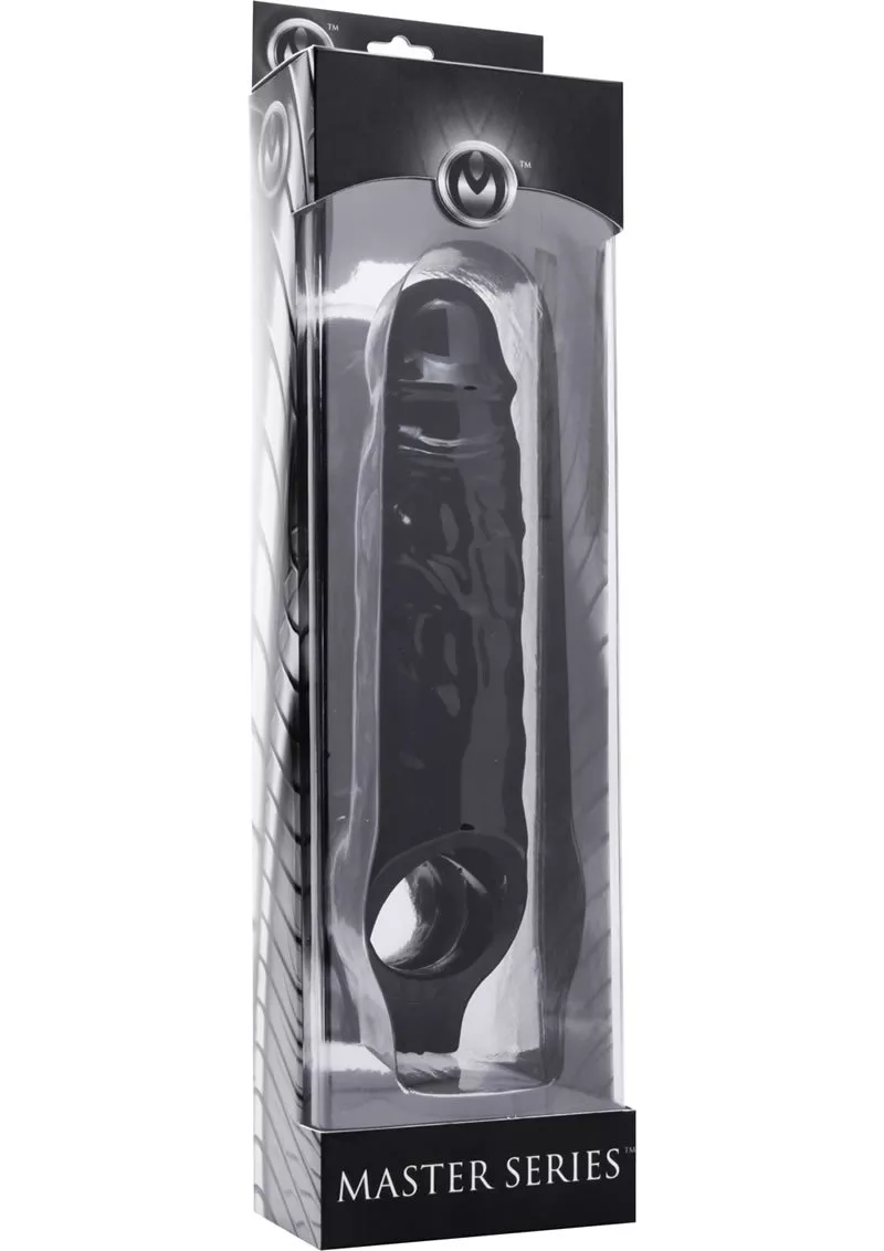 master-series-mamba-cock-sheath-penis-sleeve-extender-black-6-5-inch Master Series Mamba Cock Sheath Penis Sleeve Extender Black 6.5 Inch