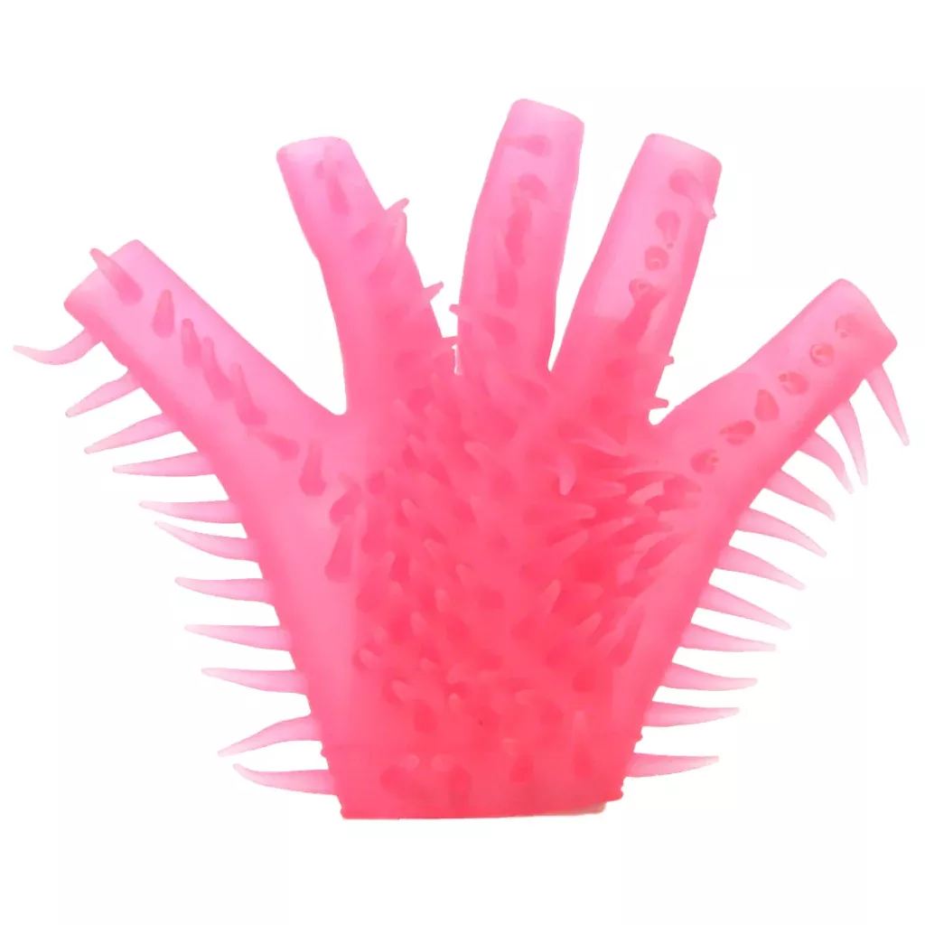 masturbating-glove-in-pink Masturbating Glove in Pink