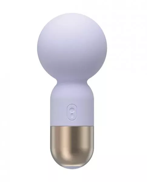 Pokewan Pocket Mini Vibrating Wand Massager - Pale Violet