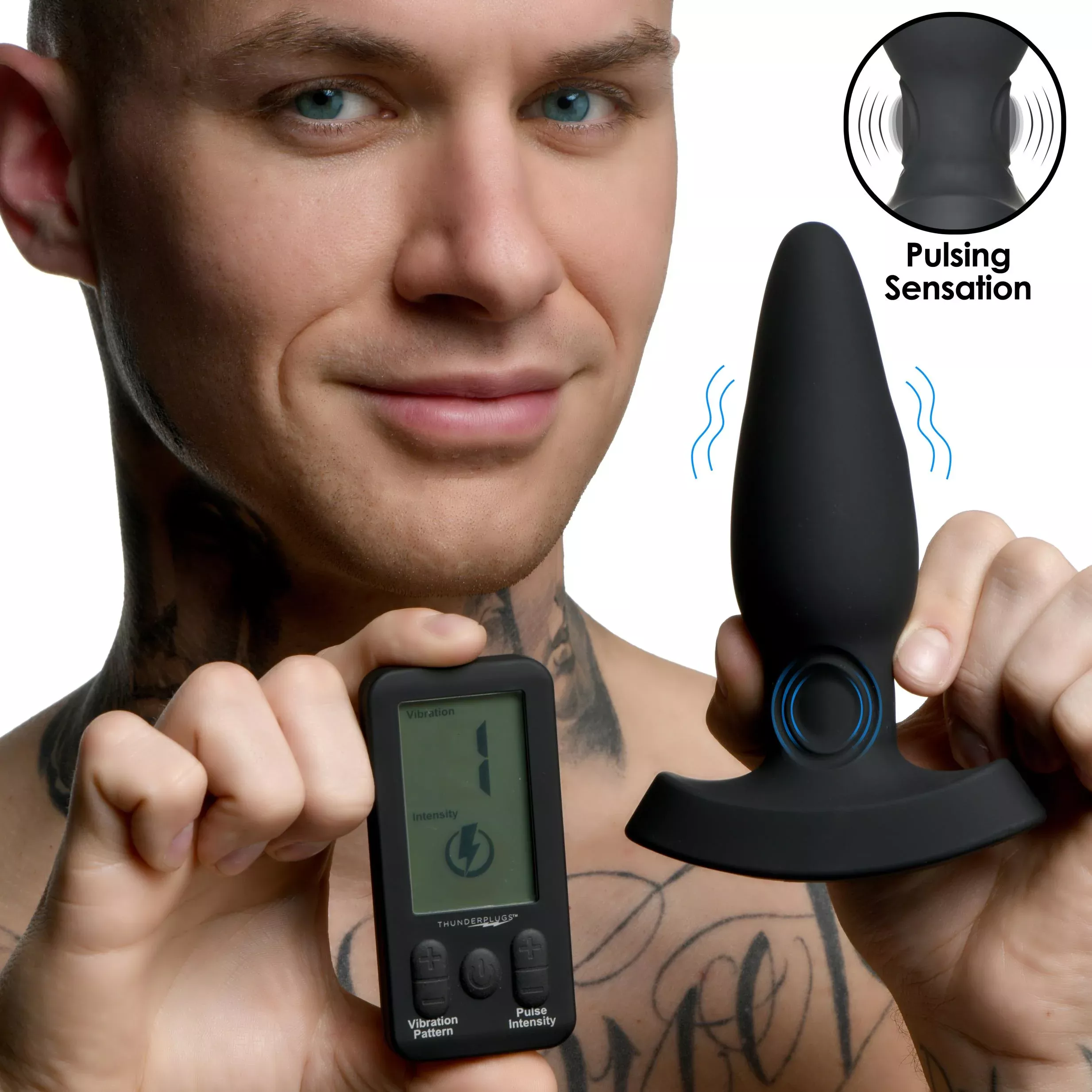 pulsing-vibrating-plug-with-remote Pulsing And Vibrating Plug With Remote