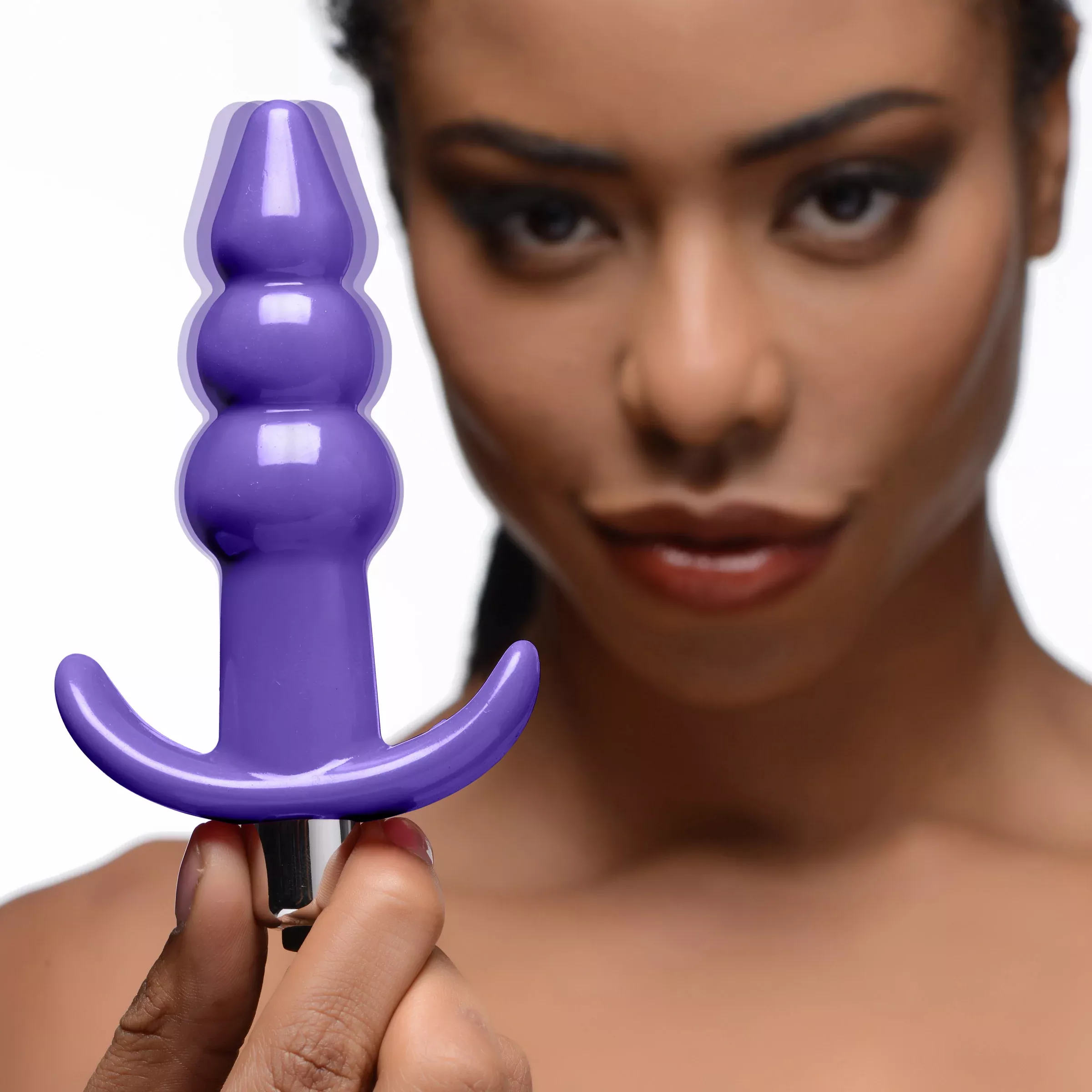 ribbed-vibrating-butt-plug Ribbed Vibrating Butt Plug
