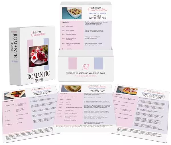 Romantic Recipes 52 Cards