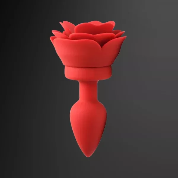 rose-vibrating-anal-plug Rose Vibrating Anal Plug