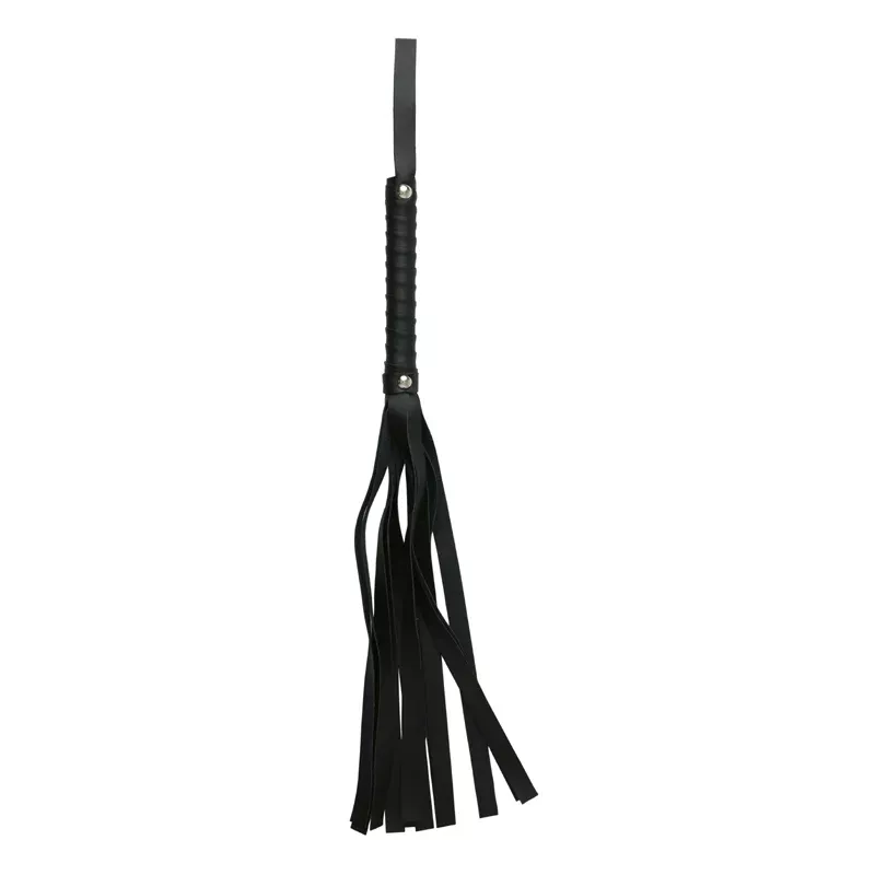 sex-mischief-black-faux-leather-flogger Sex & Mischief Black Faux Leather Flogger